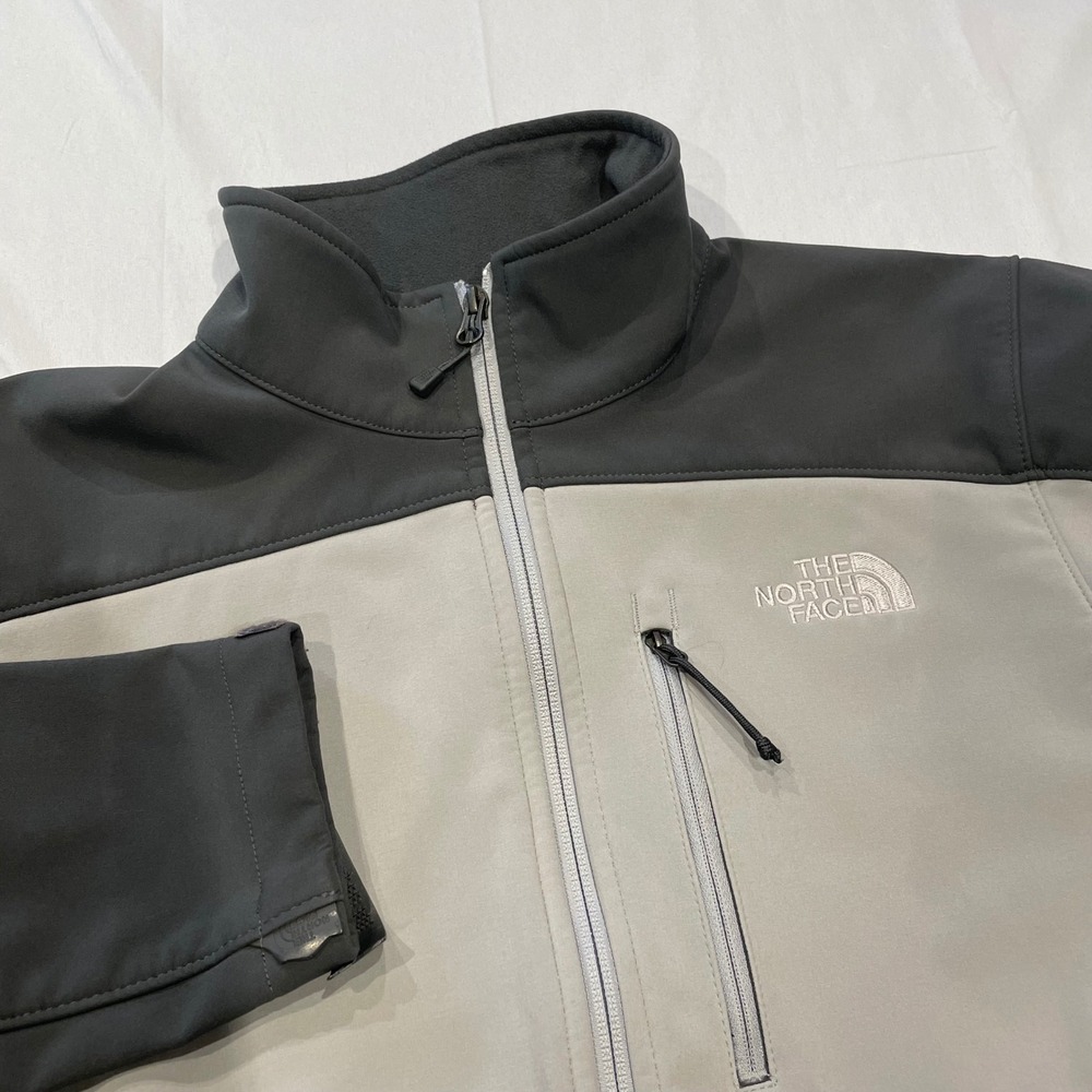 The‎ North Face Apex Bionic Softshell Jacket Mens Small Grey Charcoal AMVY T183